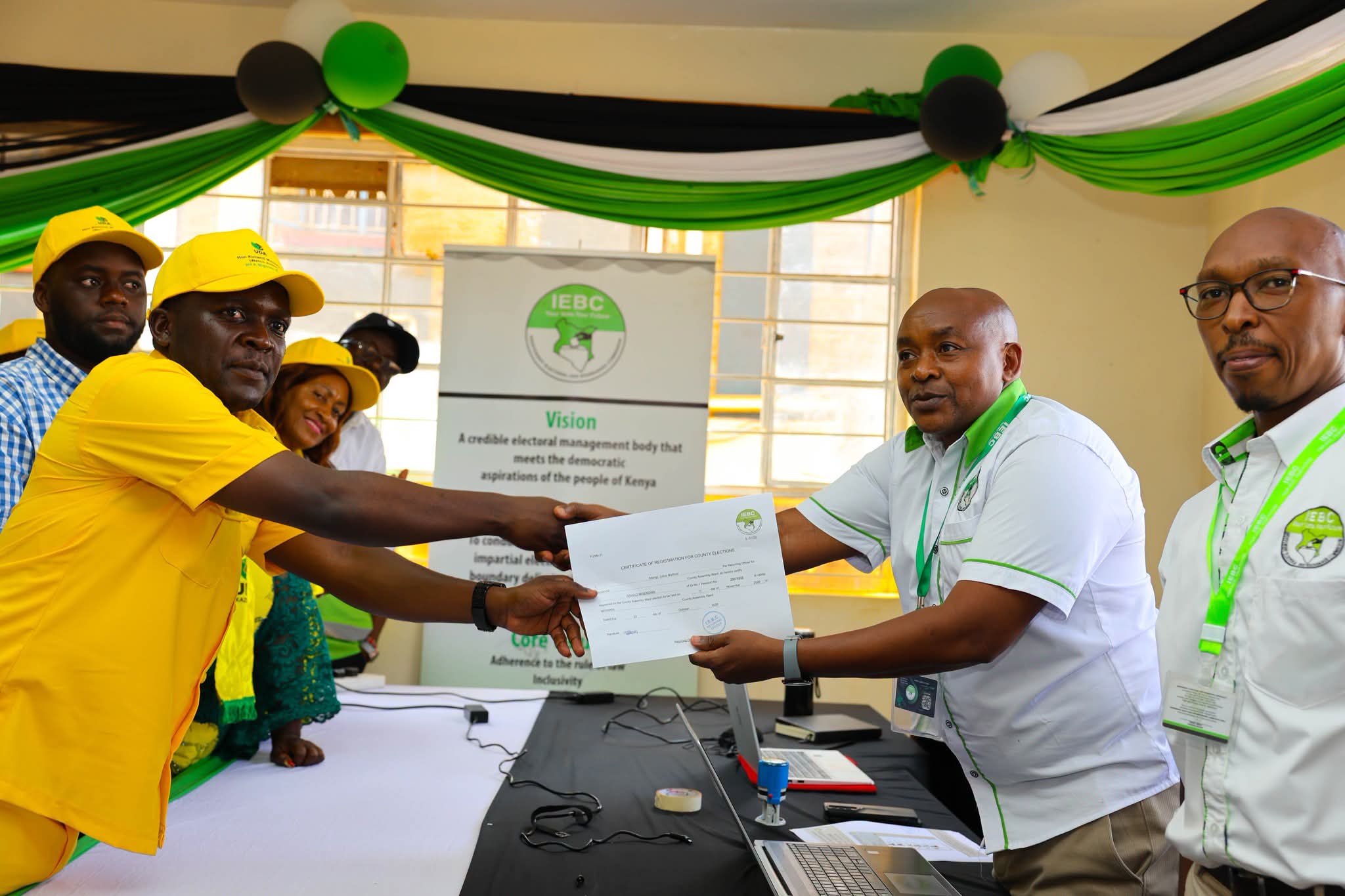 Migwani Ward By-Election Race Takes Shape as IEBC Clears Six Candidates